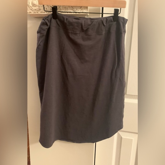 Sundry Asymetrical Charcoal Midi Skirt - SZ 4 - Picture 5 of 5
